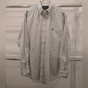 Ralph Lauren Striped Yarmouth Button Down Shirt
